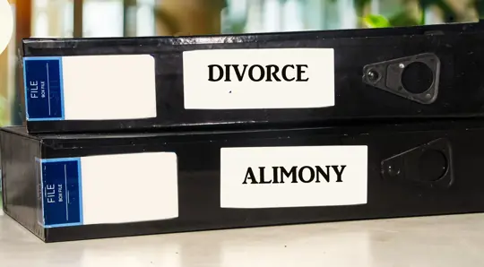 file boxes for Divorce and Alimony