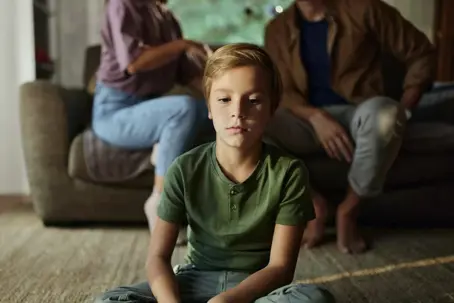 child listening